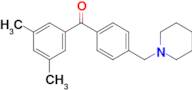 3,5-dimethyl-4'-piperidinomethyl benzophenone