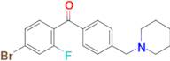 4-bromo-2-fluoro-4'-piperidinomethyl benzophenone