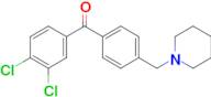 3,4-dichloro-4'-piperidinomethyl benzophenone