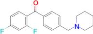 2,4-difluoro-4'-piperidinomethyl benzophenone