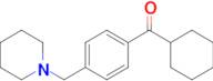 cyclohexyl 4-(piperidinomethyl)phenyl ketone