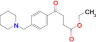 Ethyl 4-oxo-4-[4-(piperidinomethyl)phenyl]butyrate