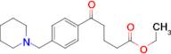 ethyl 5-oxo-5-[4-(piperidinomethyl)phenyl]valerate