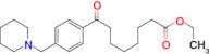 ethyl 8-oxo-8-[4-(piperidinomethyl)phenyl]octanoate