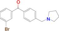 3-bromo-4'-pyrrolidinomethyl benzophenone