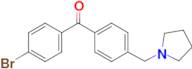 4-bromo-4'-pyrrolidinomethyl benzophenone