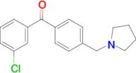 3-chloro-4'-pyrrolidinomethyl benzophenone