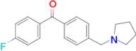 4-fluoro-4'-pyrrolidinomethyl benzophenone