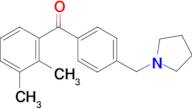 2,3-dimethyl-4'-pyrrolidinomethyl benzophenone