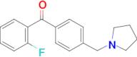 2-fluoro-4'-pyrrolidinomethyl benzophenone