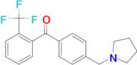 4'-pyrrolidinomethyl-2-trifluoromethylbenzophenone