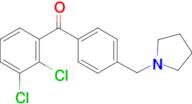 2,3-dichloro-4'-pyrrolidinomethyl benzophenone