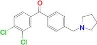 3,4-dichloro-4'-pyrrolidinomethyl benzophenone