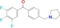 4'-pyrrolidinomethyl-3,4,5-trifluorobenzophenone