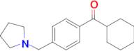 cyclohexyl 4-(pyrrolidinomethyl)phenyl ketone