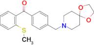 4'-[8-(1,4-dioxa-8-azaspiro[4.5]decyl)methyl]-2-thiomethyl benzophenone