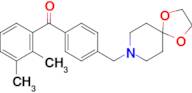 2,3-dimethyl-4'-[8-(1,4-dioxa-8-azaspiro[4.5]decyl)methyl]benzophenone