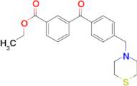 3-carboethoxy-4'-thiomorpholinomethyl benzophenone