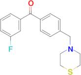3-fluoro-4'-thiomorpholinomethyl benzophenone