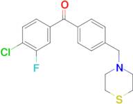 4-chloro-3-fluoro-4'-thiomorpholinomethyl benzophenone