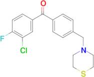 3-chloro-4-fluoro-4'-thiomorpholinomethyl benzophenone