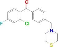 2-chloro-4-fluoro-4'-thiomorpholinomethyl benzophenone
