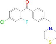 4-chloro-2-fluoro-4'-thiomorpholinomethyl benzophenone