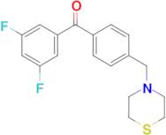 3,5-difluoro-4'-thiomorpholinomethyl benzophenone