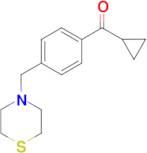 cyclopropyl 4-(thiomorpholinomethyl)phenyl ketone