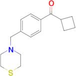 cyclobutyl 4-(thiomorpholinomethyl)phenyl ketone