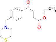 ethyl 4-oxo-4-[4-(thiomorpholinomethyl)phenyl]butyrate