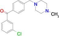 3-chloro-4'-(4-methylpiperazinomethyl) benzophenone
