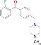 2-fluoro-4'-(4-methylpiperazinomethyl) benzophenone
