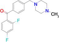 2,4-difluoro-4'-(4-methylpiperazinomethyl) benzophenone