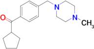 cyclopentyl 4-(4-methylpiperazinomethyl)phenyl ketone