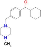 cyclohexyl 4-(4-methylpiperazinomethyl)phenyl ketone