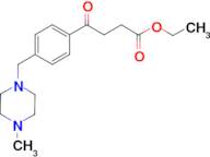 Ethyl 4-[4-(4-methylpiperazinomethyl)phenyl]-4-oxobutyrate