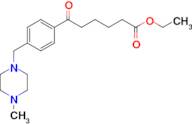 ethyl 6-[4-(4-methylpiperazinomethyl)phenyl]-6-oxohexanoate