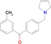 3-methyl-4'-(3-pyrrolinomethyl) benzophenone