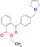 2-carboethoxy-4'-(3-pyrrolinomethyl) benzophenone