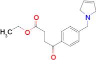 ethyl 4-oxo-4-[4-(3-pyrrolinomethyl)phenyl]butyrate