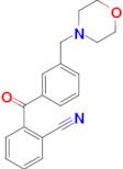 2-cyano-3'-morpholinomethyl benzophenone