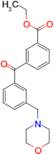 3-carboethoxy-3'-morpholinomethyl benzophenone