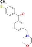 3-morpholinomethyl-4'-thiomethylbenzophenone