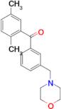 2,5-dimethyl-3'-morpholinomethyl benzophenone