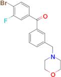 4-bromo-3-fluoro-3'-morpholinomethyl benzophenone