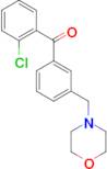 2-chloro-3'-morpholinomethyl benzophenone