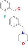 2-fluoro-3'-morpholinomethyl benzophenone