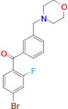 4-bromo-2-fluoro-3'-morpholinomethyl benzophenone