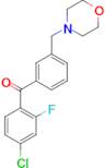 4-chloro-2-fluoro-3'-morpholinomethyl benzophenone